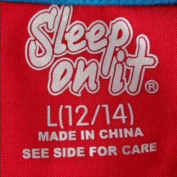 🔸️🔺️Sleep On It Pair of 2 Tshirt and Shorts Pajama Sets Large - Picture 4 of 9